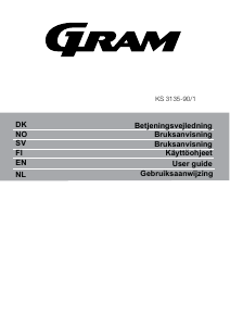 Bruksanvisning Gram KS 3135-90/1 Kjøleskap