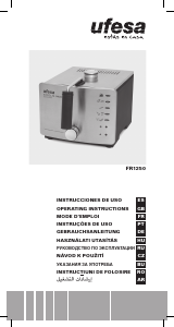 Manual Ufesa FR1250 Fritadeira