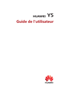 Mode d’emploi Huawei Y5 Téléphone portable