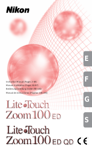 Bedienungsanleitung Nikon Lite Touch Zoom 100ED QD Kamera