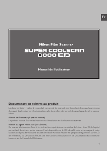 Mode d’emploi Nikon Super CoolScan 8000 ED Scanner de film