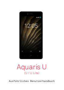 Bedienungsanleitung bq Aquaris U Lite Handy