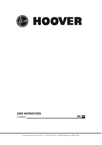 Manual Hoover HO7DC3E3078 IN Oven