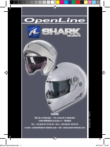 Handleiding Shark OpenLine Motorhelm