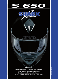 Manual Shark S650 Motorhelmet