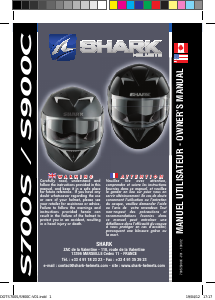 Mode d’emploi Shark S700S Casque de moto