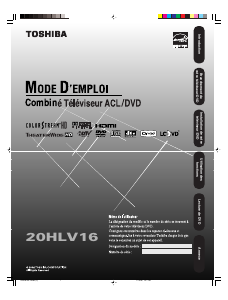 Mode d’emploi Toshiba 20HLV16 Téléviseur LCD