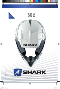Mode d’emploi Shark SX 2 Casque de moto