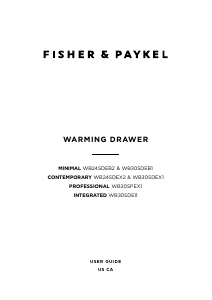 Bruksanvisning Fisher and Paykel WB30SDEB1 Värmelådan