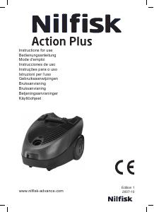 Manual de uso Nilfisk Action Plus Aspirador