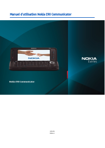 Mode d’emploi Nokia E90 Communicator Téléphone portable