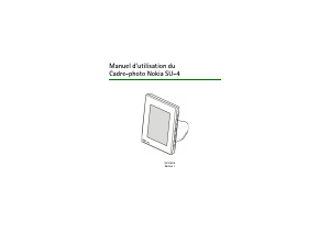 Mode d’emploi Nokia SU-4 Cadre photo numérique