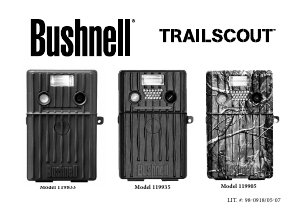 Manual Bushnell 119935 TrailScout Action Camera