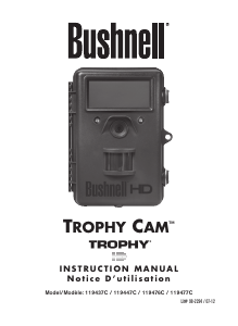 Mode d’emploi Bushnell 119477C Trophy Cam HD Caméscope action