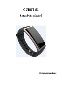 Bedienungsanleitung Cubot S1 Aktivitätstracker