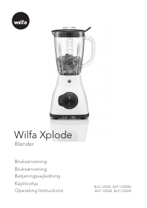 Käyttöohje Wilfa BLP-1200SI Tehosekoitin