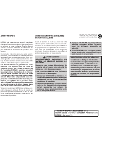 Mode d’emploi Nissan Sentra (2002)
