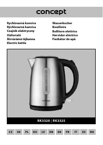 Manual Concept RK3325 Kettle