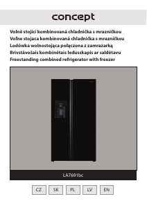 Rokasgrāmata Concept LA7691BC Ledusskapis ar saldētavu