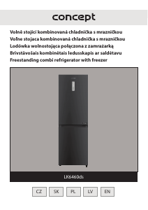 Manual Concept LK6460DS Fridge-Freezer