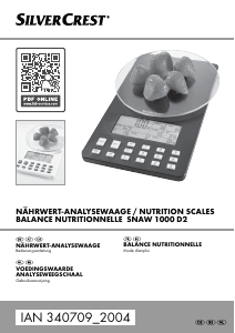 Bedienungsanleitung SilverCrest IAN 340709 Küchenwaage
