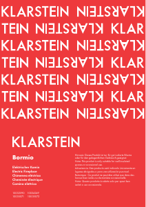 Bedienungsanleitung Klarstein 10035071 Bormio Elektrokamin
