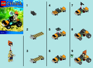 Mode d’emploi Lego set 30253 Chima Leonidas Jungle Dragster