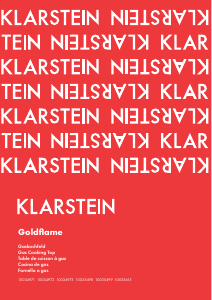 Manual Klarstein 10035615 Goldflame Hob