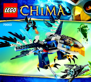 Mode d’emploi Lego set 70003 Chima L'Intercepteur Aigle D'Eris