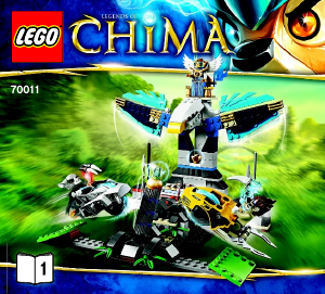 Käyttöohje Lego set 70011 Chima Kotkan linna