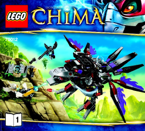 Bruksanvisning Lego set 70012 Chima Razars chisnapper