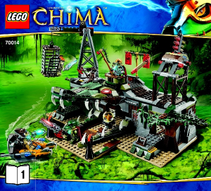 Mode d’emploi Lego set 70014 Chima Le repère croco