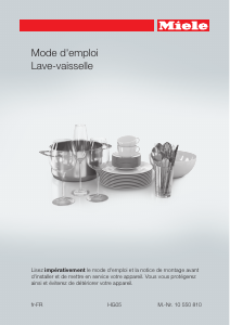 Mode d’emploi Miele G 4994 SCVi Lave-vaisselle