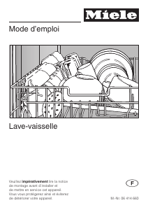 Mode d’emploi Miele G 2530 SCi Lave-vaisselle
