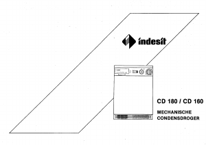Handleiding Indesit CD 160 Wasdroger