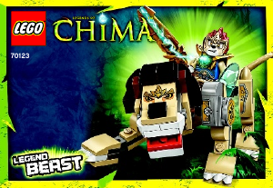 Manual Lego set 70123 Chima Lion legend beast