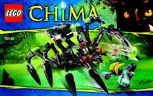 Mode d’emploi Lego set 70130 Chima Le Tank Araignée De Sparratus