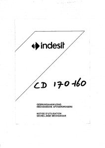 Handleiding Indesit CD 170 Wasdroger