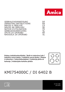 Handleiding Amica DI 6402 B Kookplaat