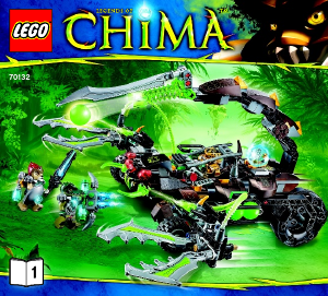 Mode d’emploi Lego set 70132 Chima Le Lance-missiles Scorpion De Scorm