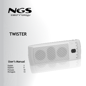 Manual NGS Twister Altifalante