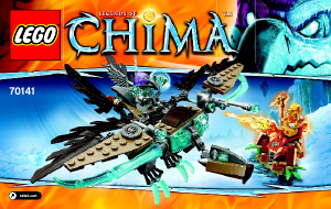 Manual Lego set 70141 Chima Vardys ice vulture glider