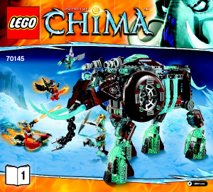 Mode d’emploi Lego set 70145 Chima Le Mammouth Des Glaces