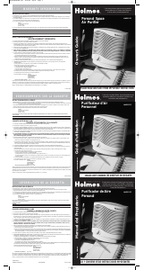 Manual Holmes HAP115Z Air Purifier