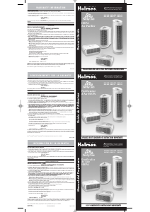 Manual Holmes HAP422 Air Purifier