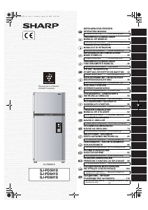 Használati útmutató Sharp SJ-PD641S Hűtő és fagyasztó