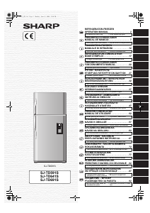 Használati útmutató Sharp SJ-TD641S Hűtő és fagyasztó