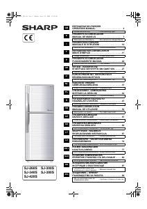 Vadovas Sharp SJ-300S Šaldytuvas-šaldiklis