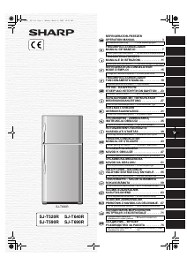 Mode d’emploi Sharp SJ-T640R Réfrigérateur combiné