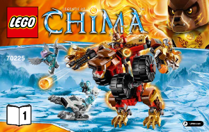 Manual Lego set 70225 Chima Bladvics rumble bear